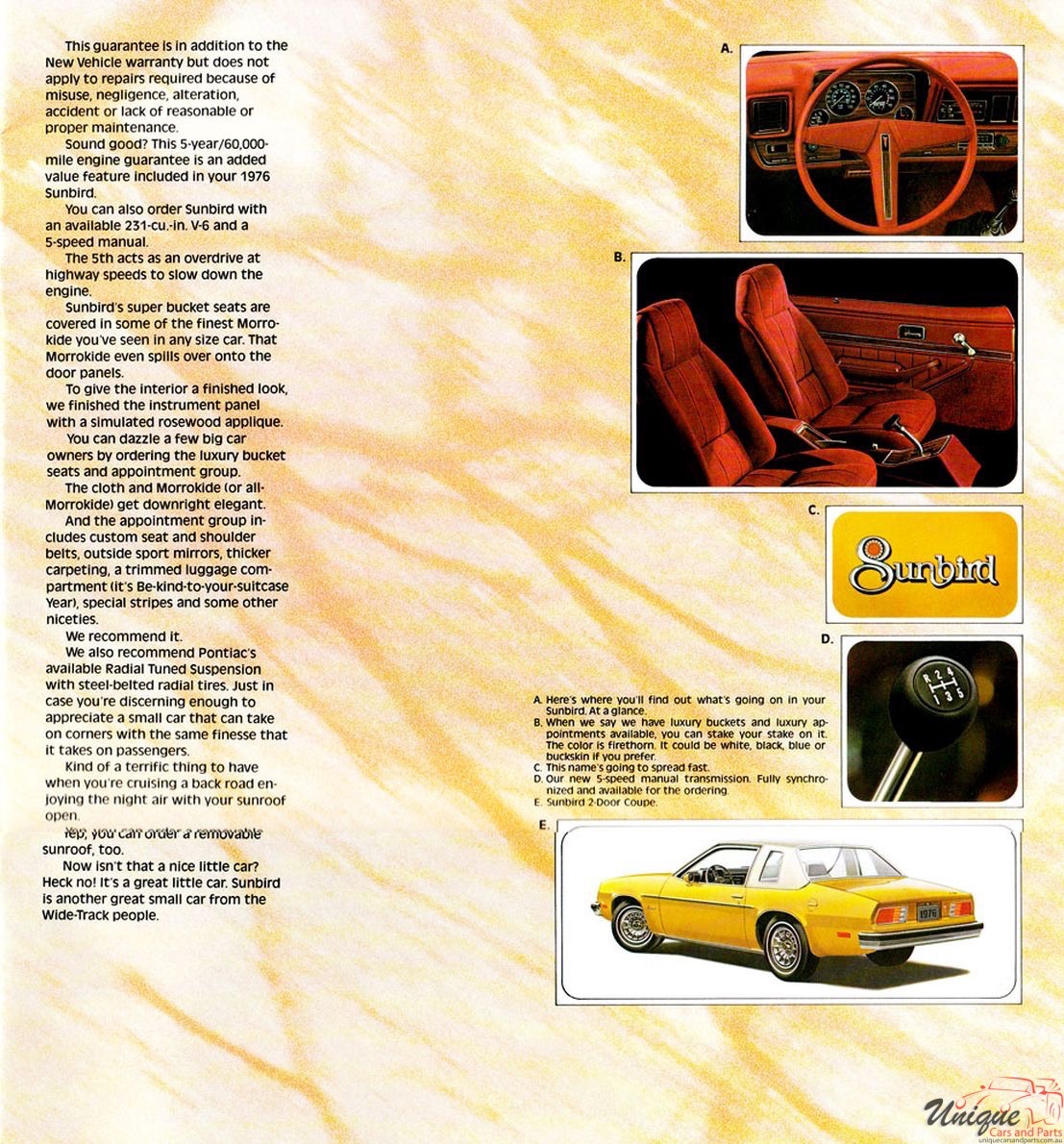 1976 Pontiac Full-Line Brochure Page 25